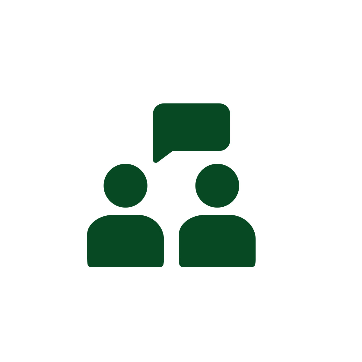 Icon Zwei Menschen im Gespräch