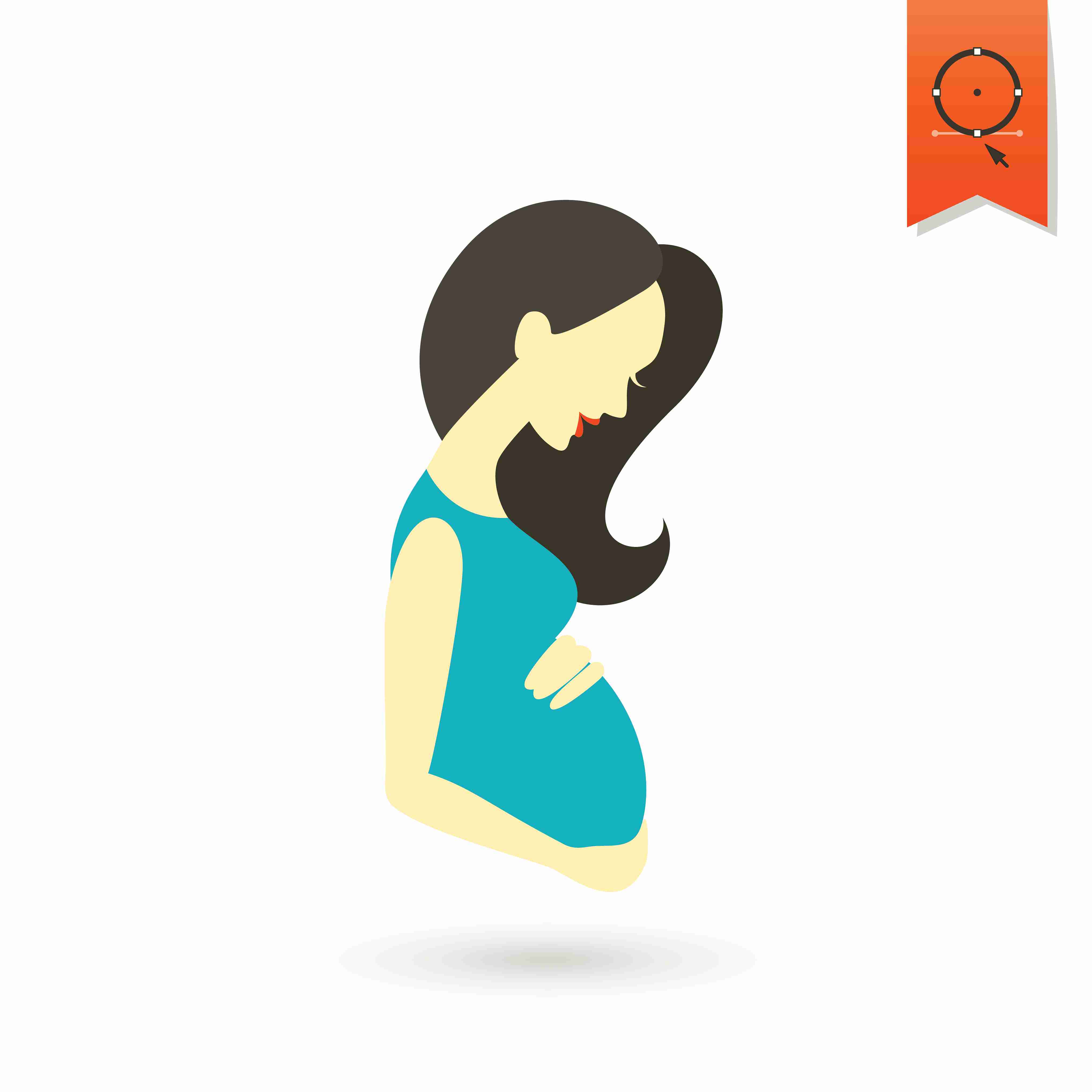 Icon schwangere Frau